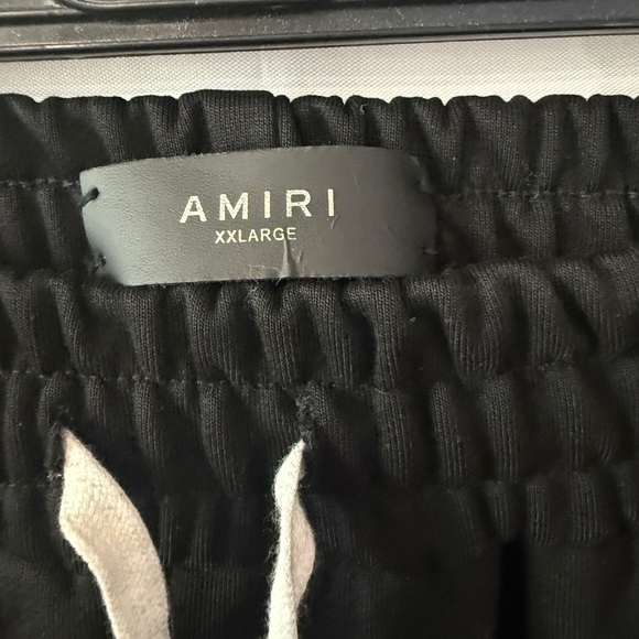 AMIRI Black Joggers with White Accents - Picture 9 of 11